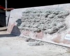 保溫砂漿（jiāng）輸送泵施工作業